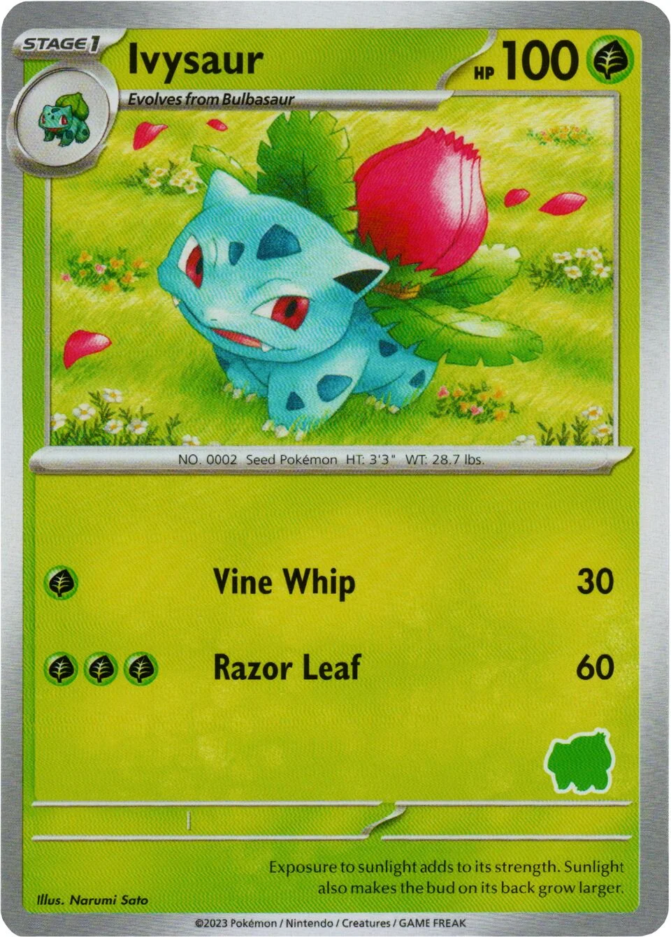 Ivysaur 「FBB No. 004」「EN」